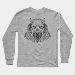 Werewolf head 1 Long Sleeve T-Shirt